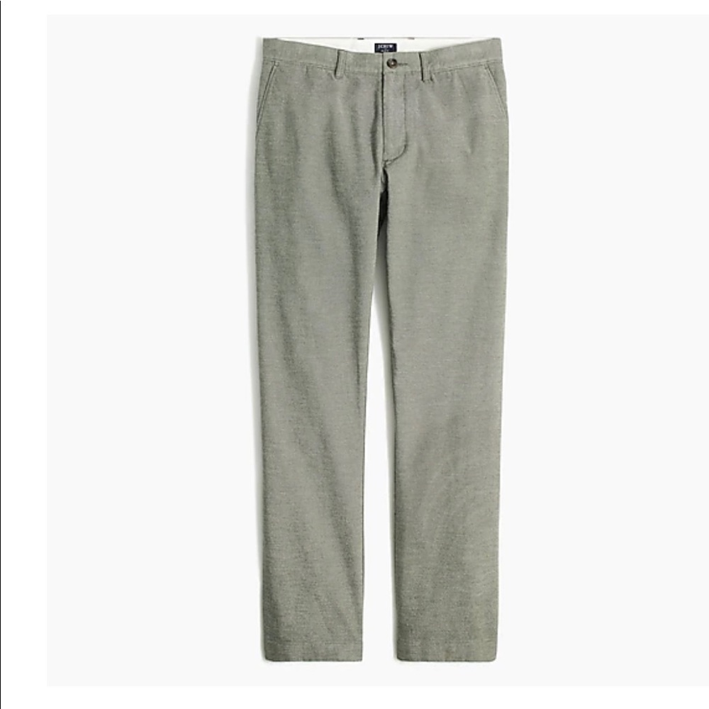 Jcrew Mens Straight-fit pant in brushed twill NWT 38/32